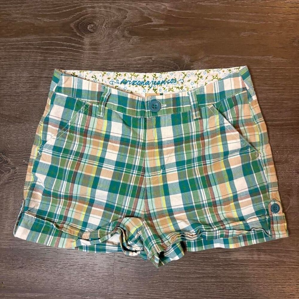 Vintage Y2K Arizona Jean Co. Plaid Shorts XS